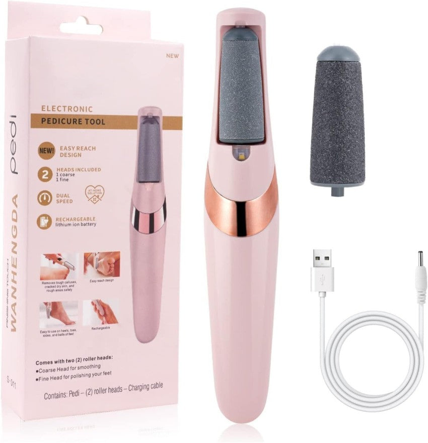 Foot Pedicure Grinder Remover Tools Rechargeable Electric Automatic Polisher File Dead Skin Callus Feet Care Cleaning