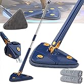 Triangle mop extendable handle length adjustment