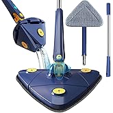 Triangle mop head reaching corner and under furniture