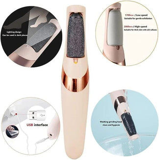 Foot Pedicure Grinder Remover Tools Rechargeable Electric Automatic Polisher File Dead Skin Callus Feet Care Cleaning